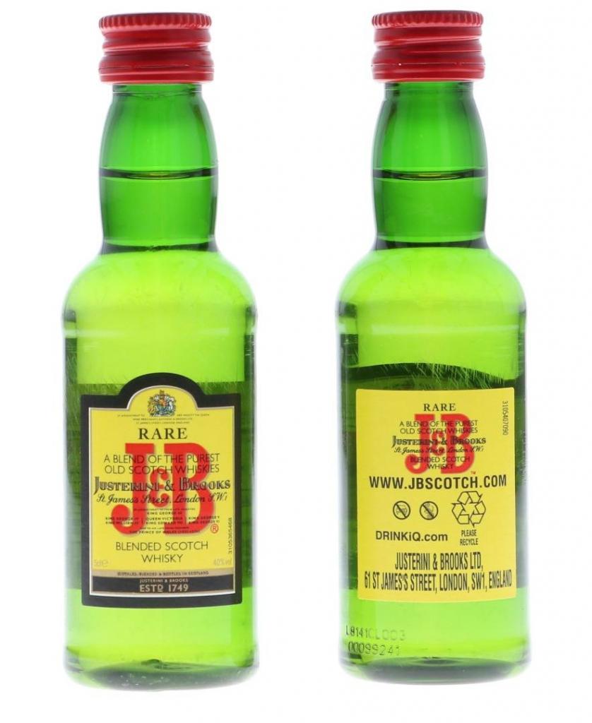 J&B 40% Blended Scotch Whisky 5cl