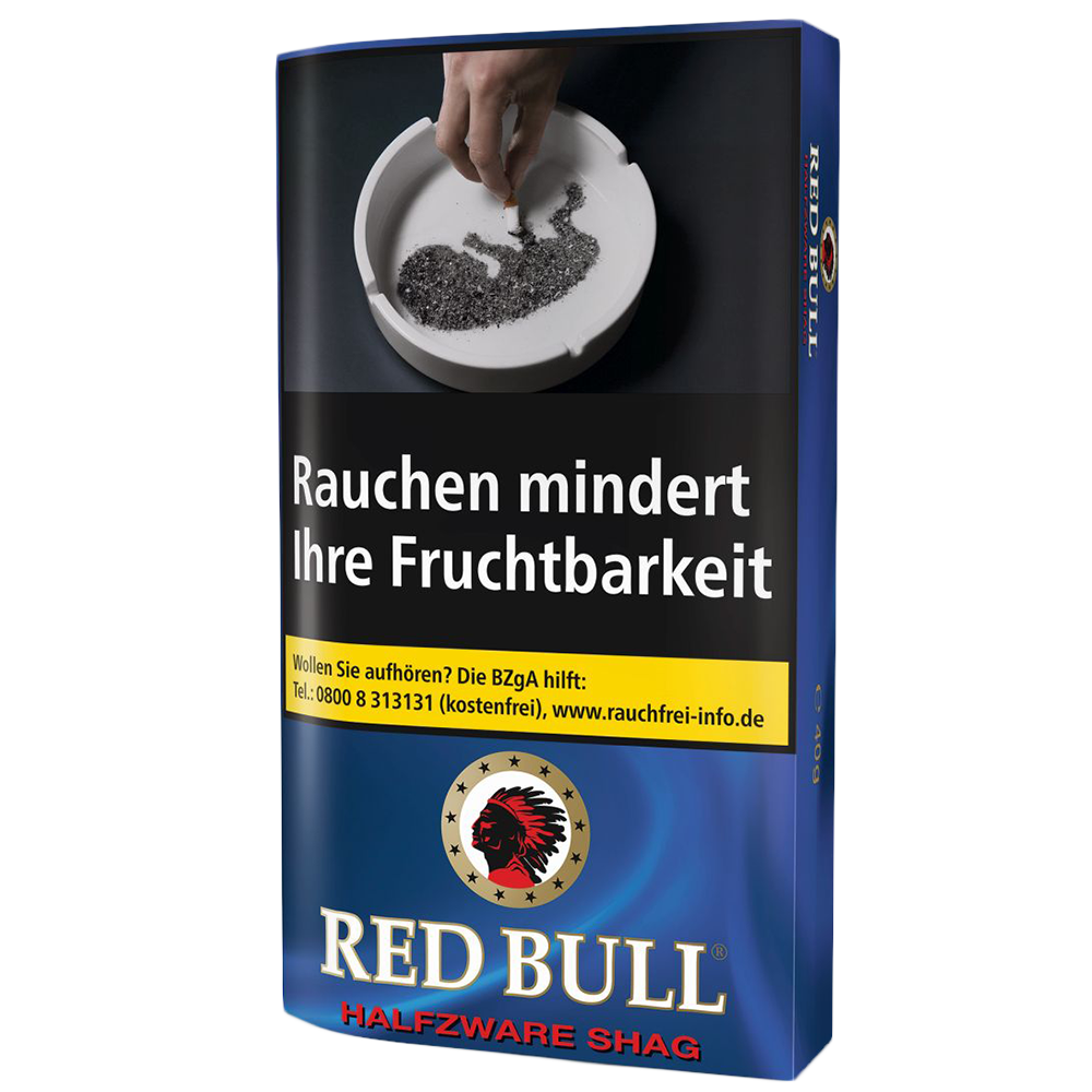 Red Bull Halfzware Shag Tabak 40g