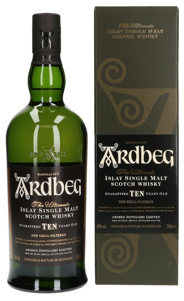 Ardbeg 10 Years Single Malt Whisky 70cl