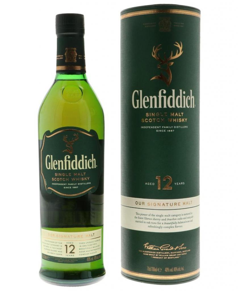 Glenfiddich 12 Years Whisky 70cl