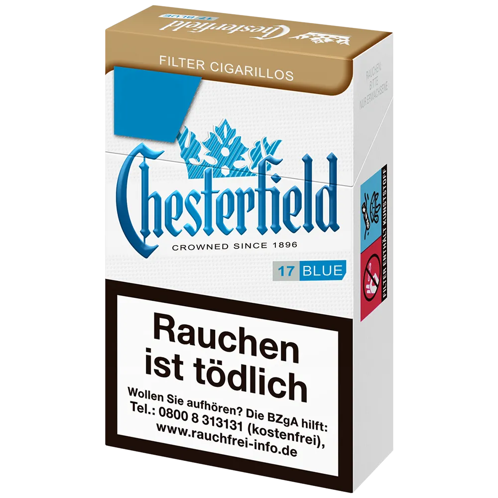 Chesterfield Blue Filter Cigarillo's 17 Stuks