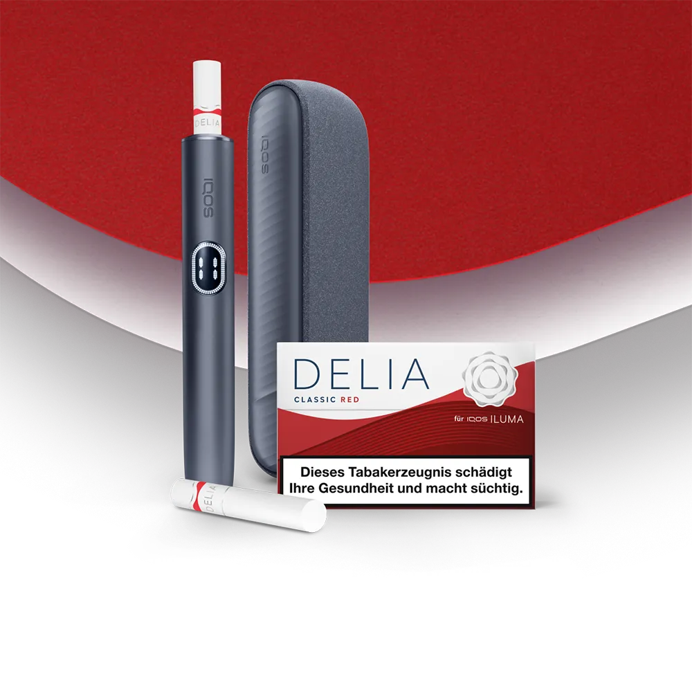 DELIA Classic Red Tabaksticks 20 Stuks
