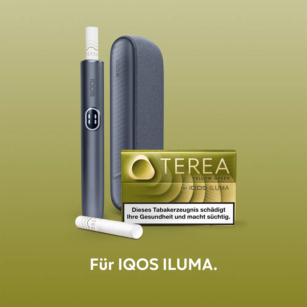 IQOS TEREA Yellow Green Tabaksticks 20 Stuks
