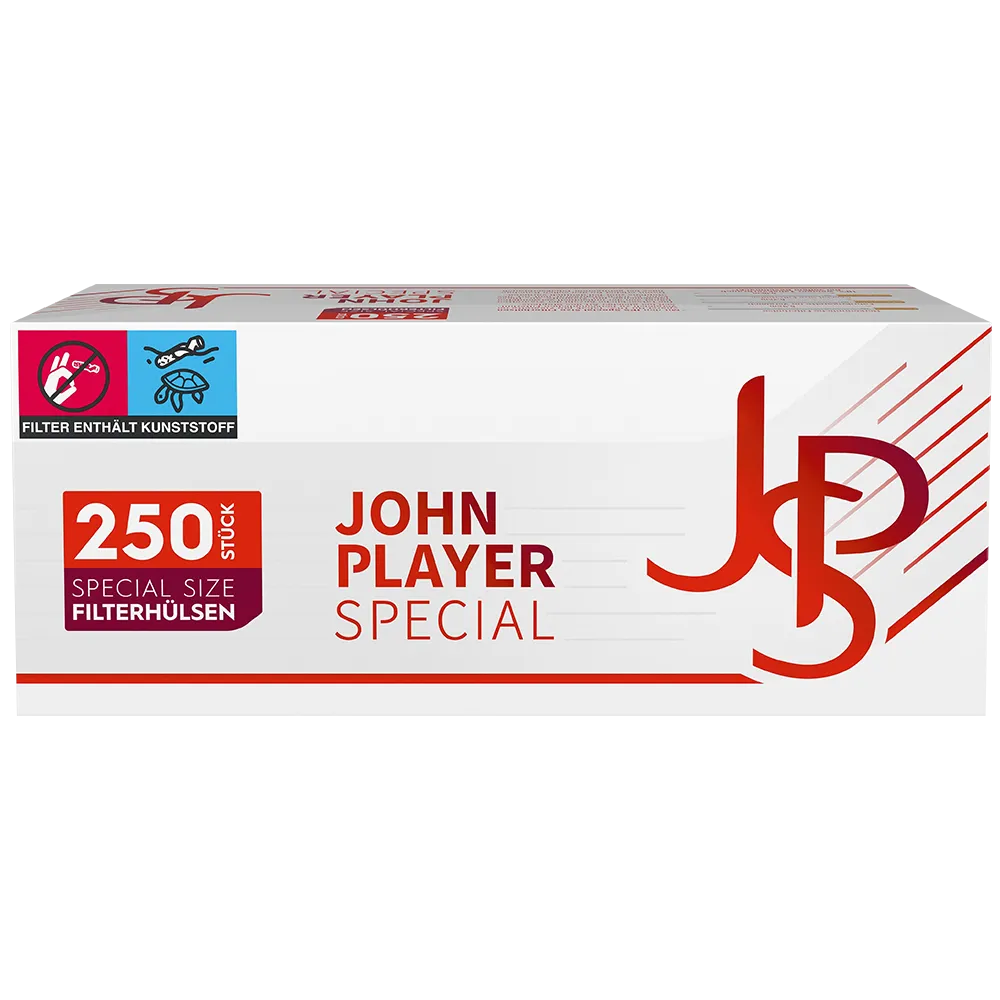 JPS Red Special Sigarettenhulzen 250 Stuks