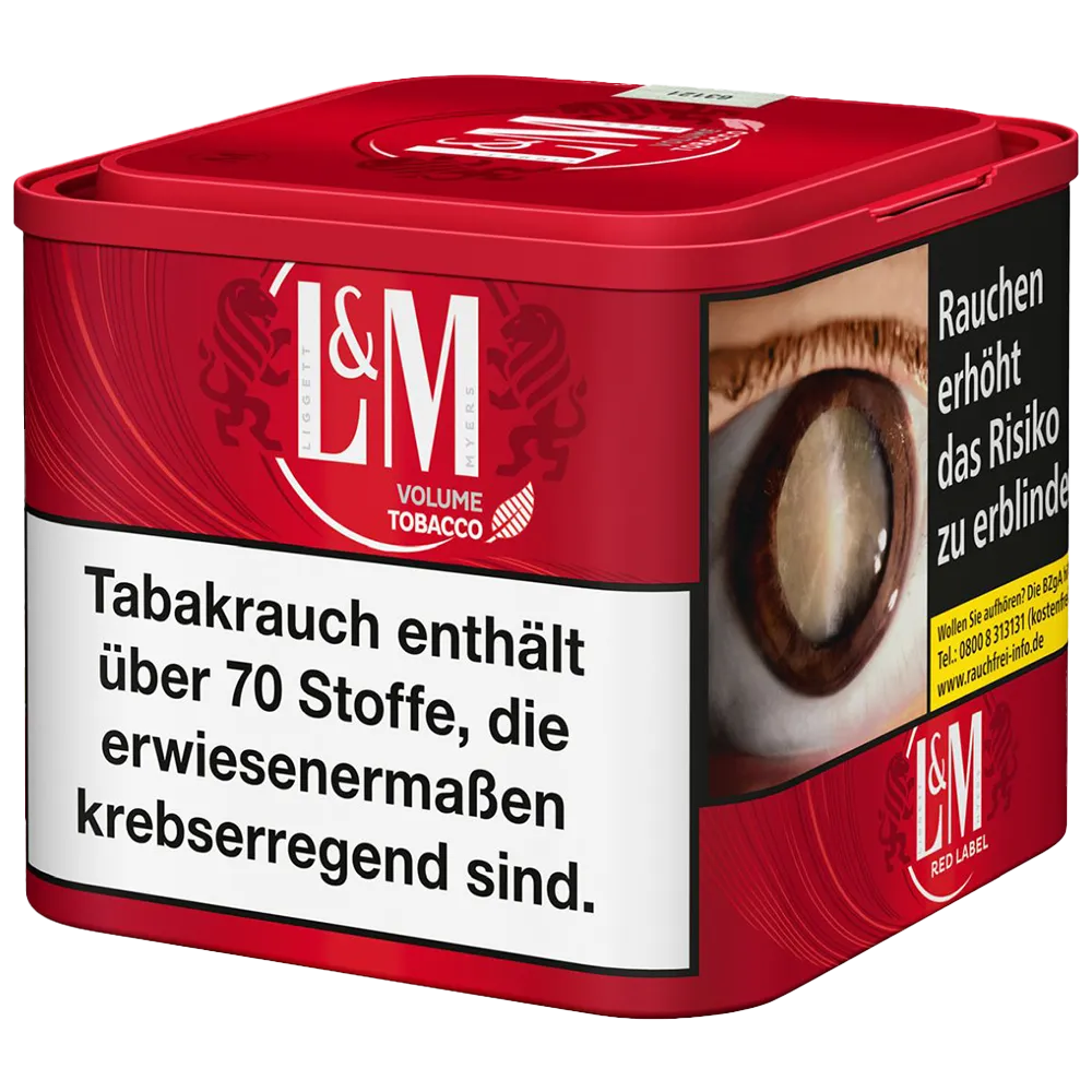 L&M Red Volume Stopftabak Blik 39g