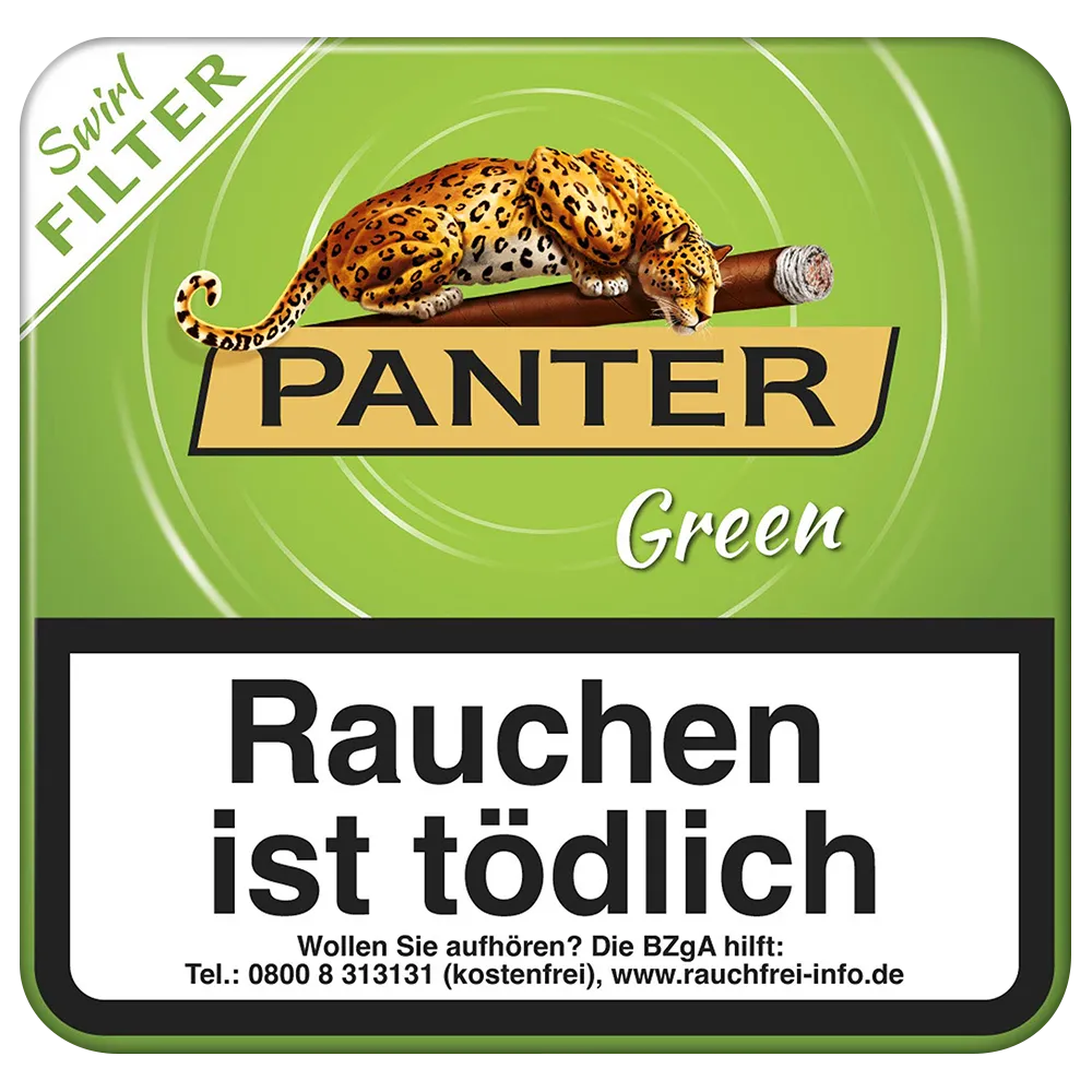 Panter Green Swirl Filter Cigarillo's 20 Stuks
