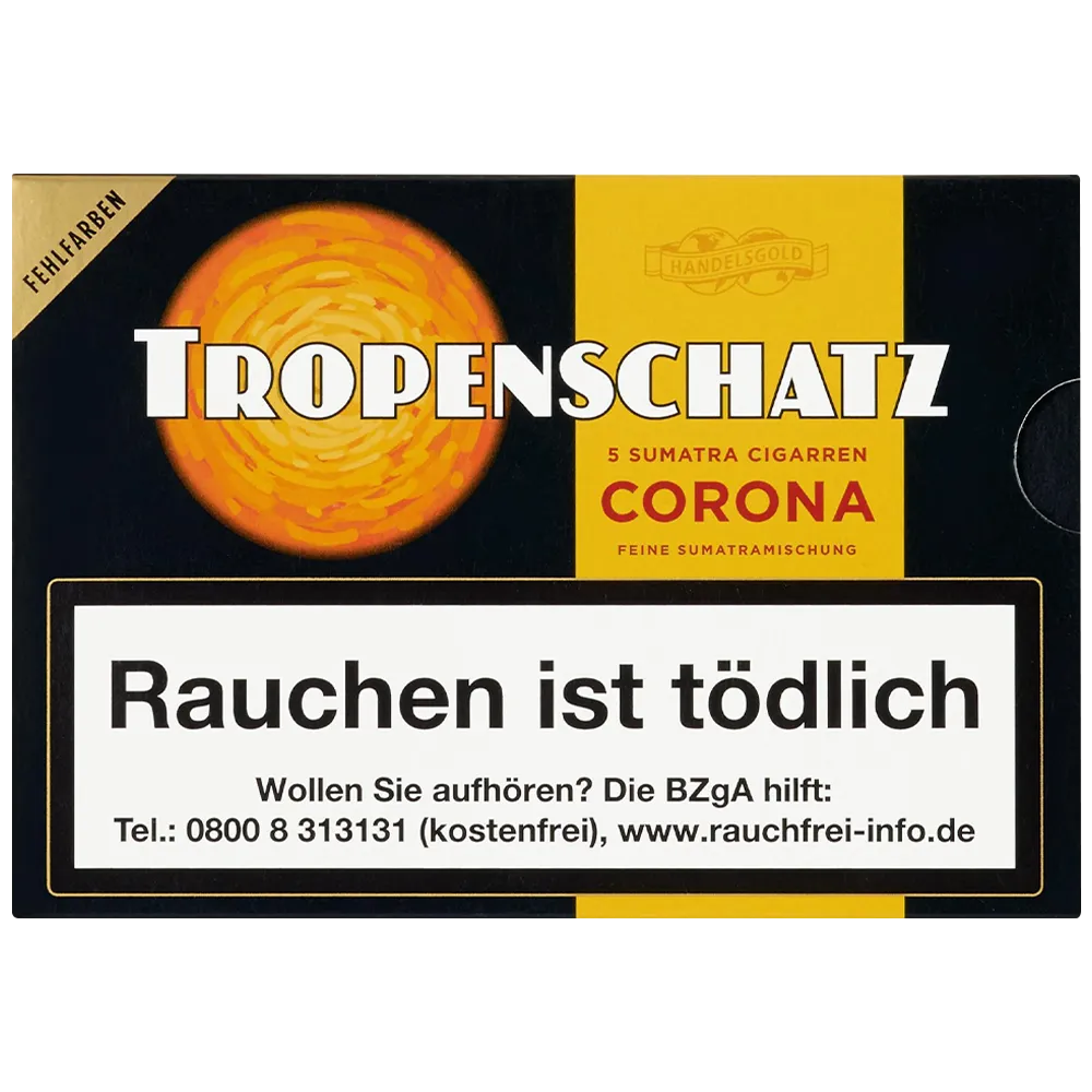 Tropenschatz 421F Sumatra Corona Sigaren 5 Stuks