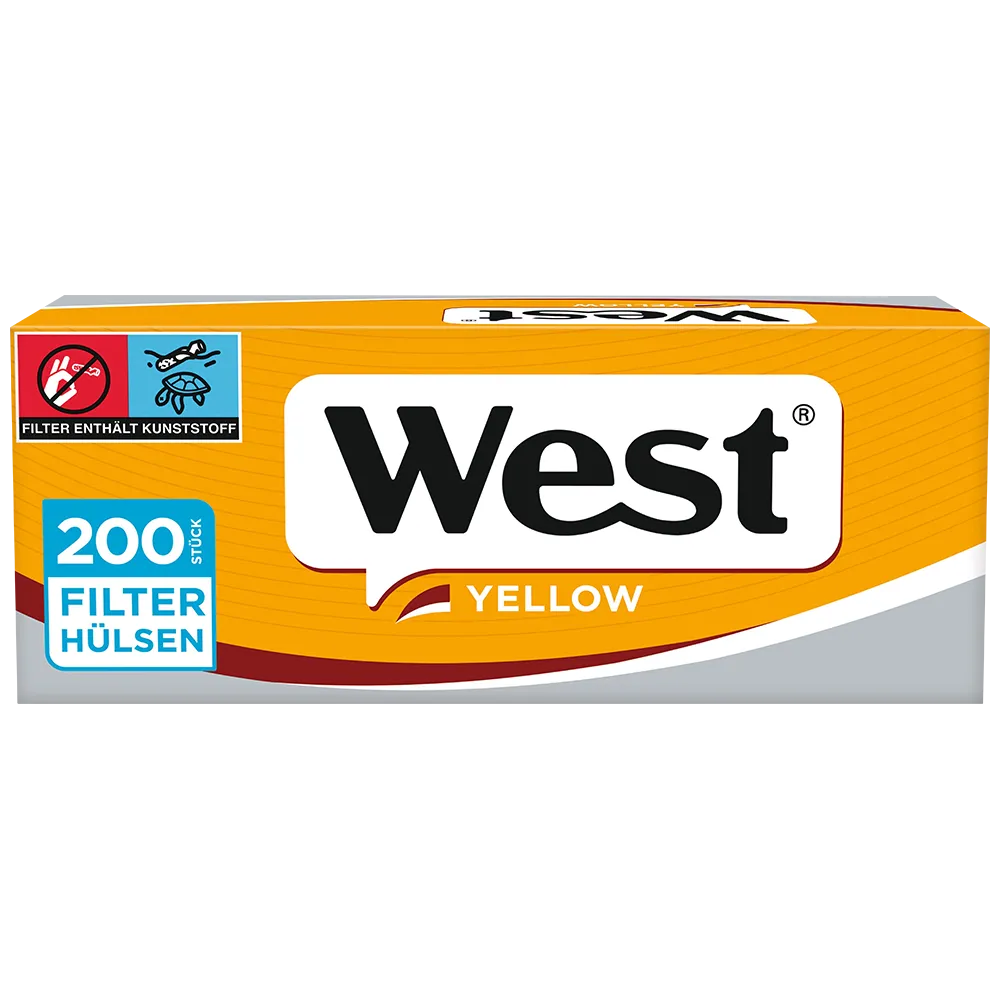 West Yellow Filterhulzen Doos 200 Stuks