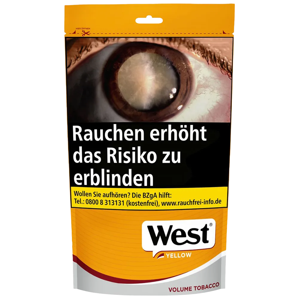 West Yellow Volume Stopftabak XL Zakje 85g