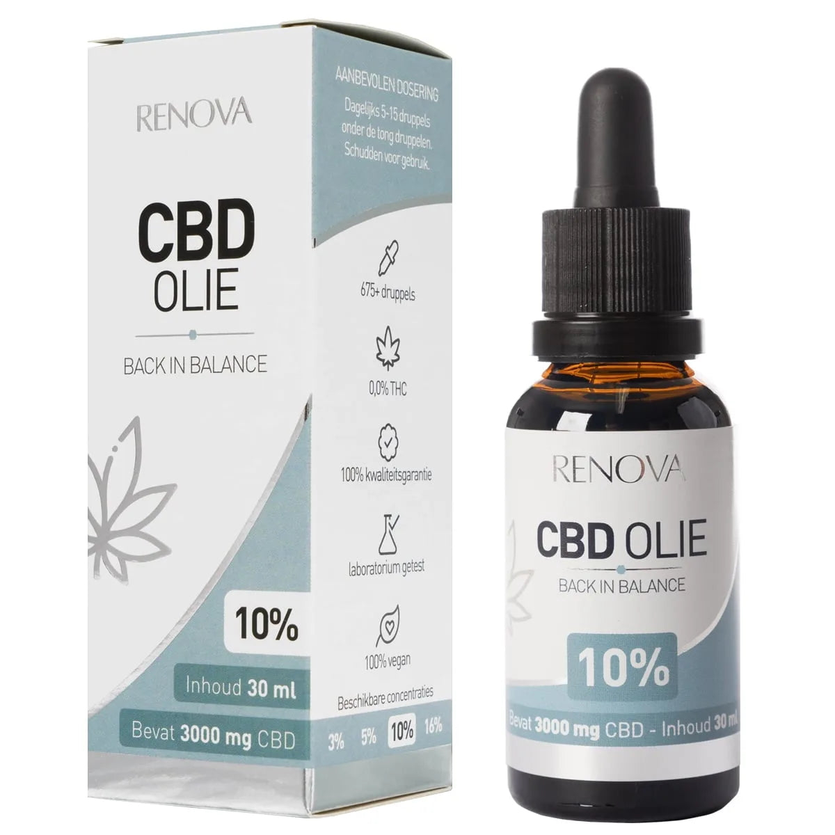 Renova 10% CBD Olie Naturel