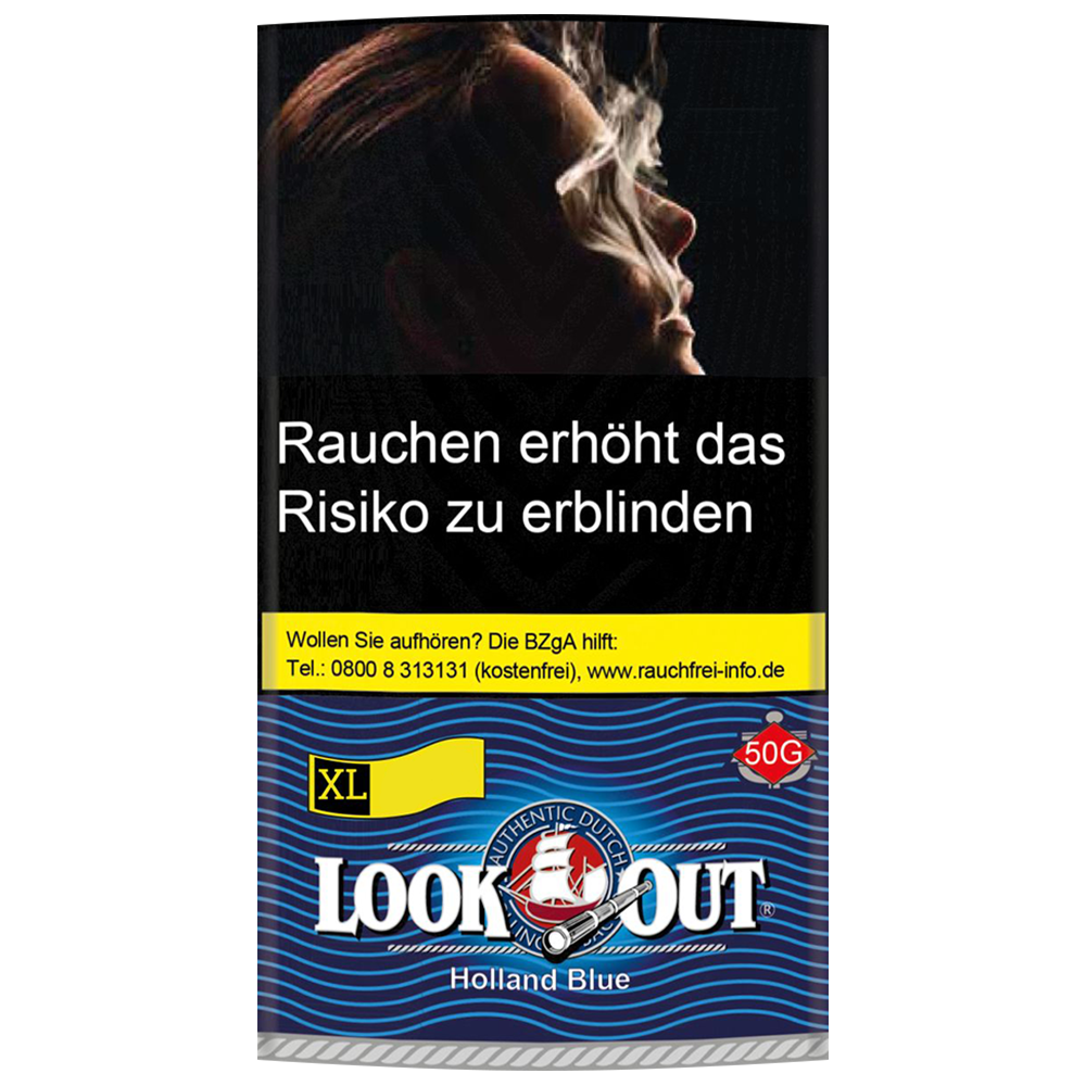 Look Out Blue Halfzware Shag Tabak 50g