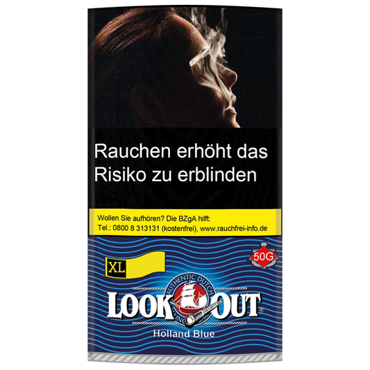 Look Out Blue Halfzware Shag Tabak 50g