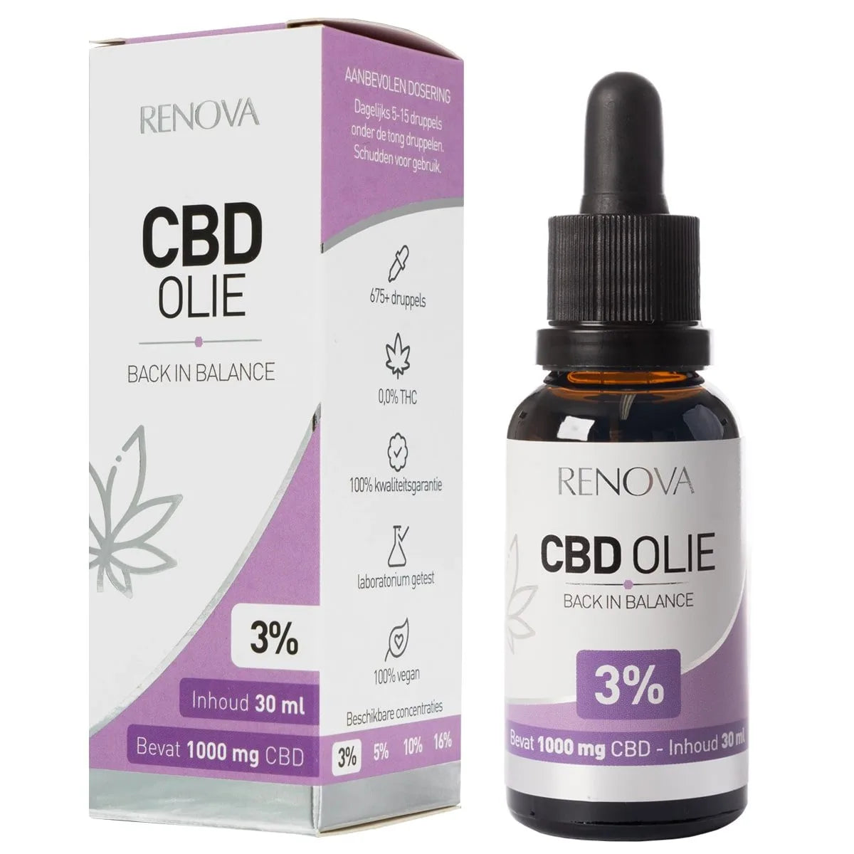 Renova 3% CBD Olie Naturel