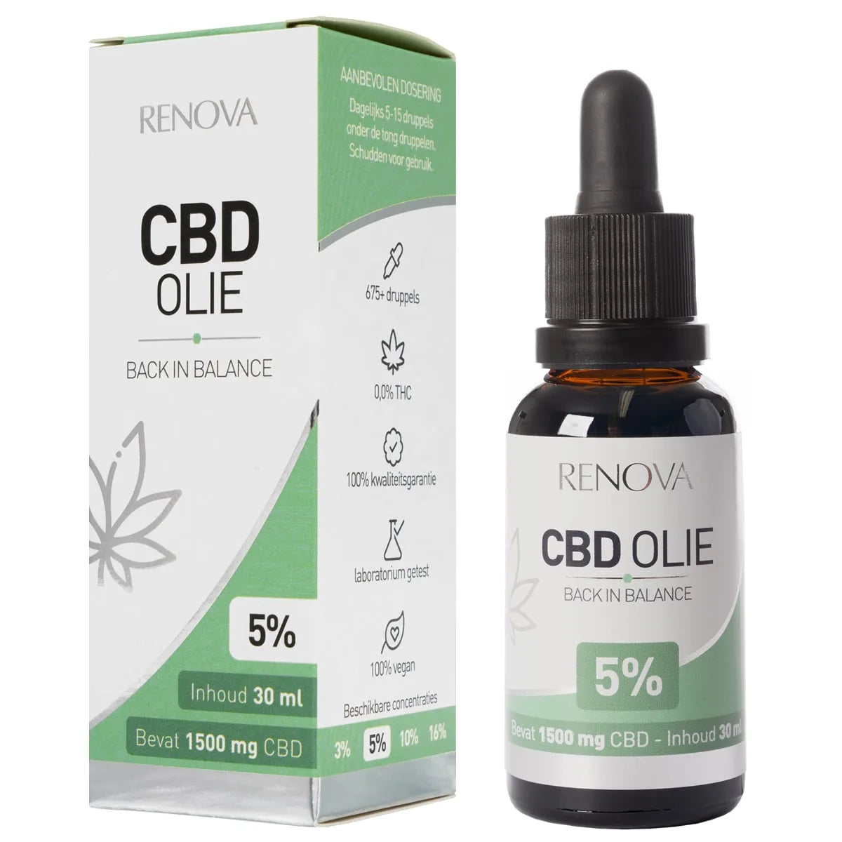 Renova 5% CBD Olie Naturel