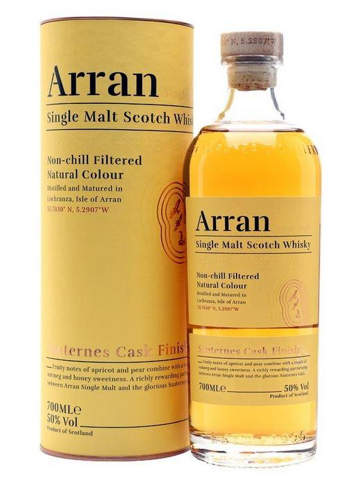 Arran Single Malt Sauternes Cask Finish Whisky 70cl