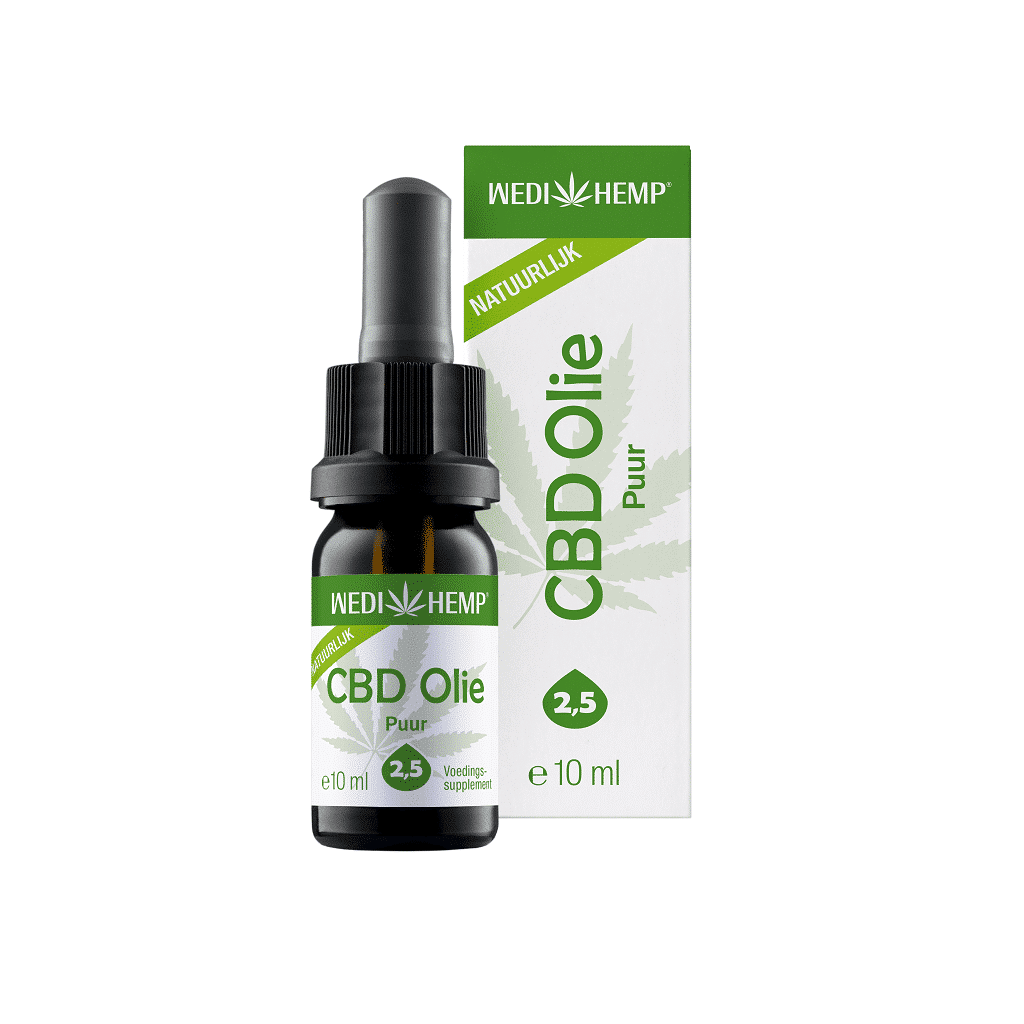 Wedihemp Puur 2,5% CBD Olie