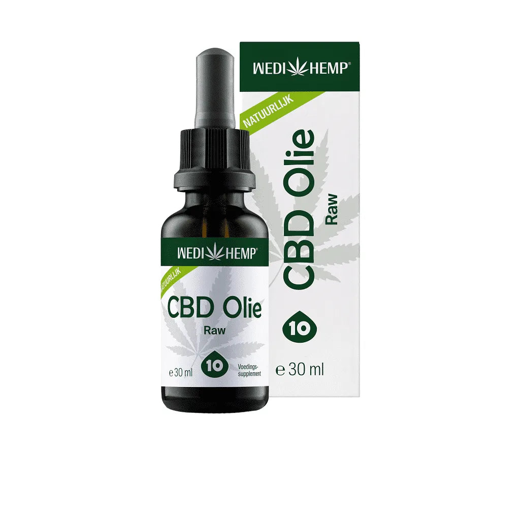 Wedihemp Raw 10% CBD Olie Naturel