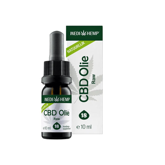 Wedihemp Raw 18% CBD Olie Naturel