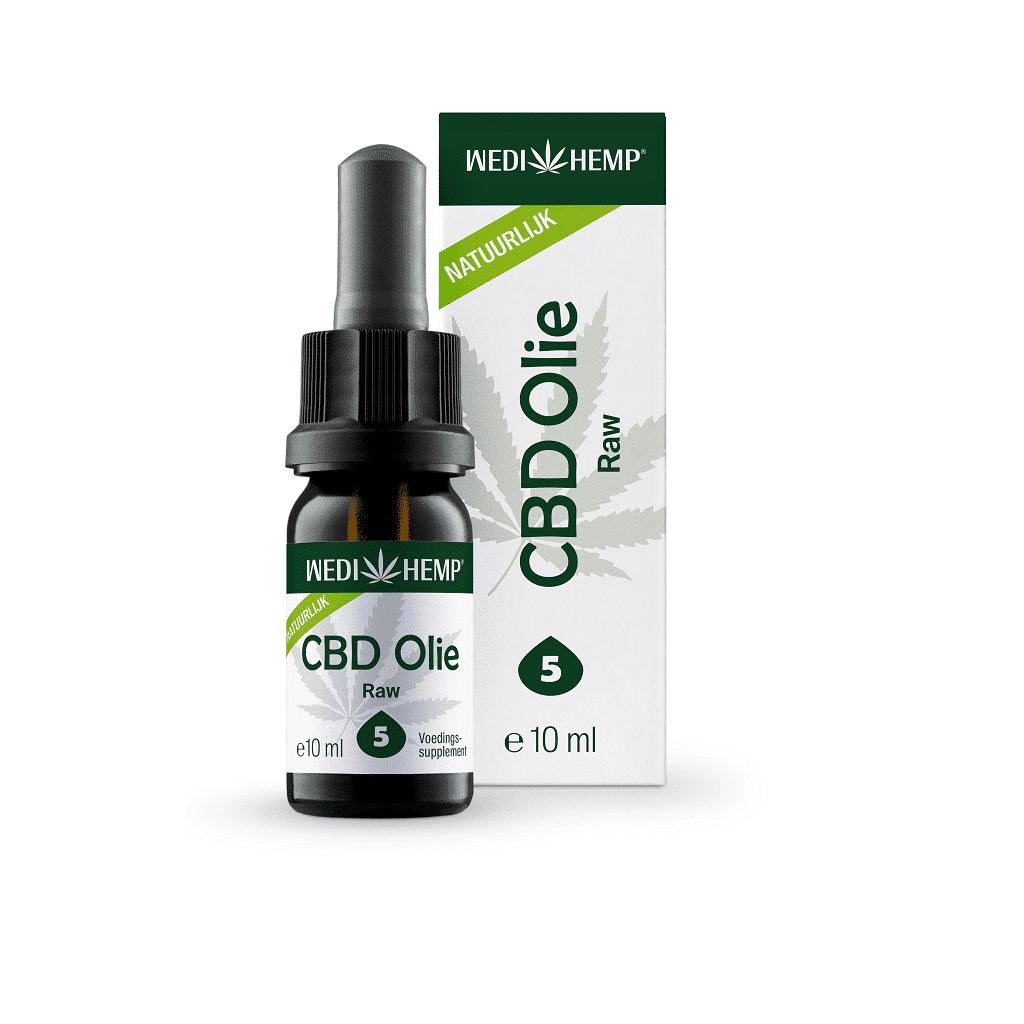 Wedihemp Raw 5% CBD Olie Naturel