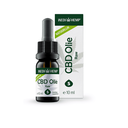 Wedihemp Raw 5% CBD Olie Naturel