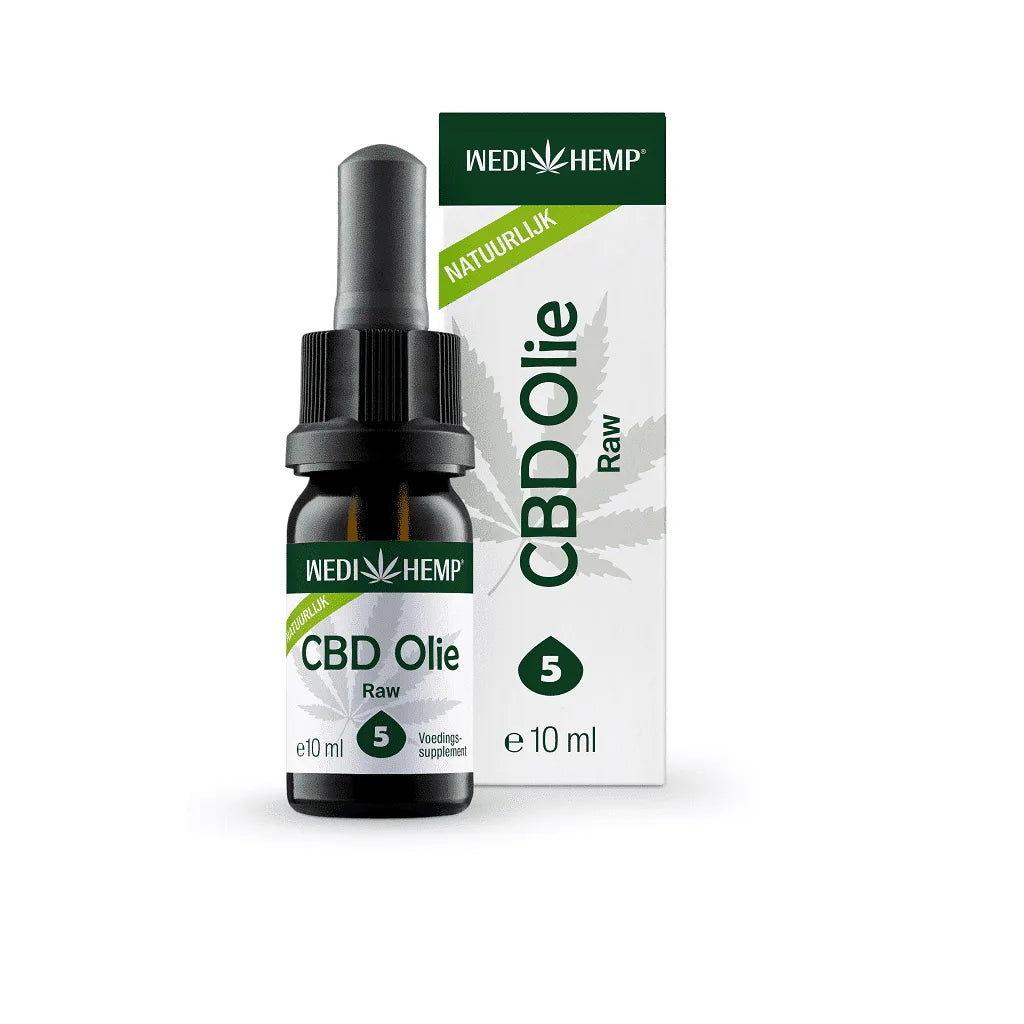 Wedihemp Raw 5% CBD Olie Naturel