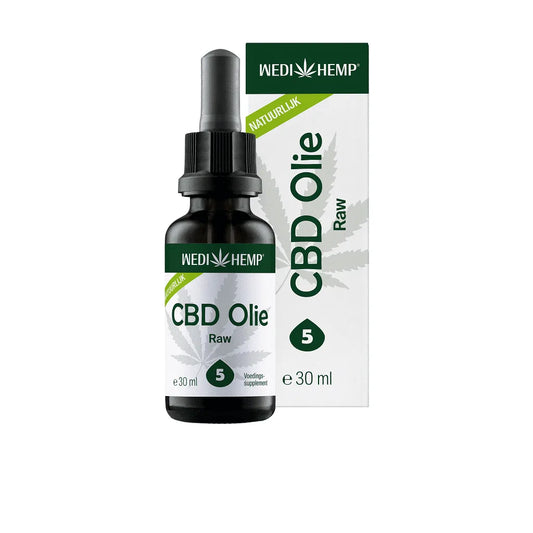 Wedihemp Raw 5% CBD Olie Naturel