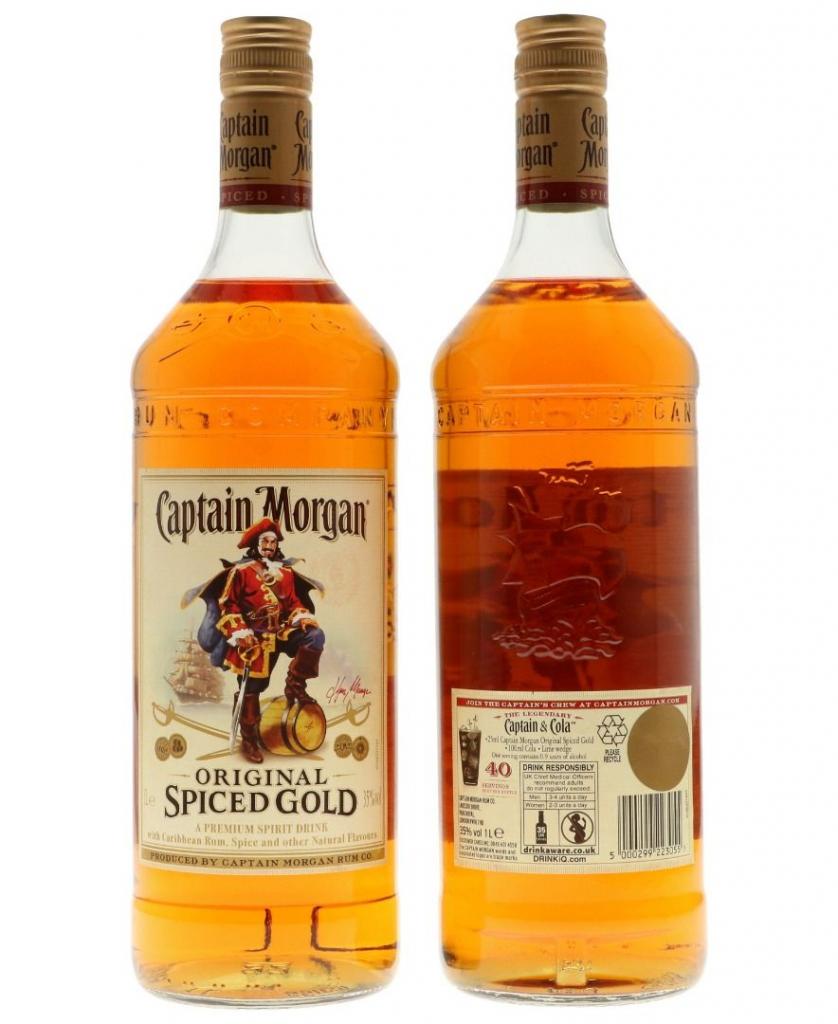 Captain Morgan Spiced Gold Rum 100cl