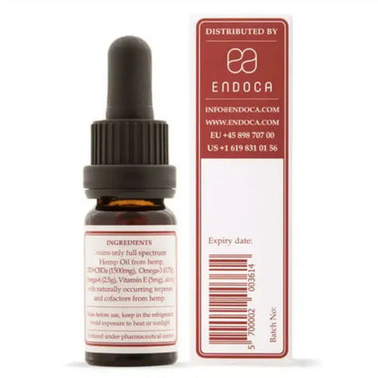 Endoca Raw 15% CBD Olie Naturel