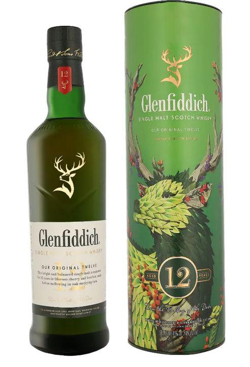 Glenfiddich 12 Years Limited Festive Design Giftbox Whisky 70cl