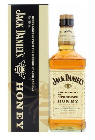 Jack Daniels Honey + Metal Box Whisky 70cl