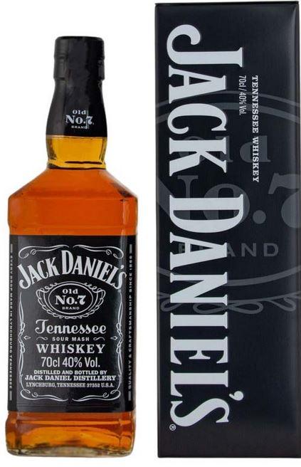 Jack Daniels Metal Tin Giftbox Whisky 70cl