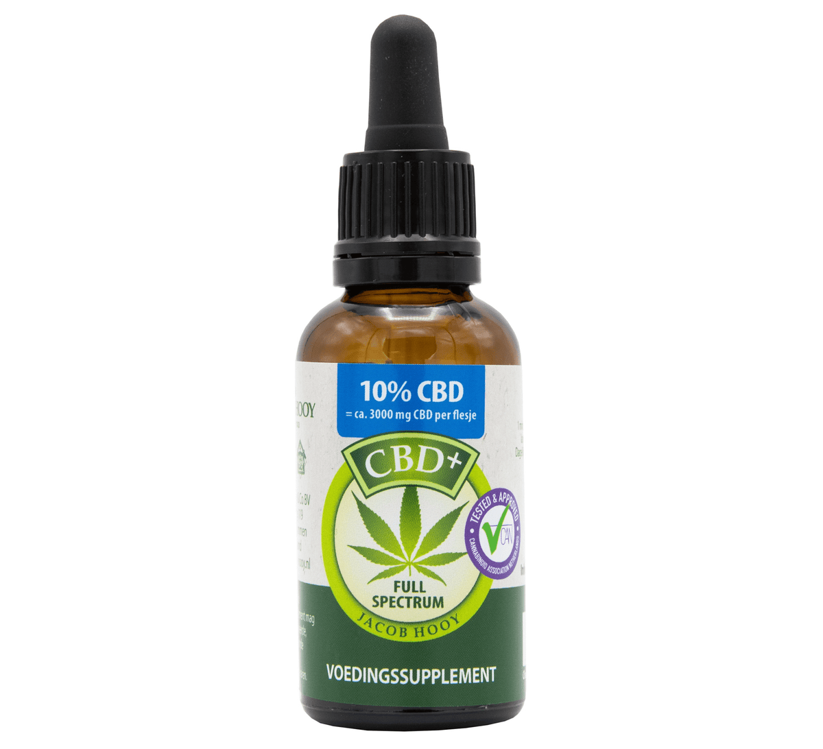 Jacob Hooy 10% CBD Olie Naturel