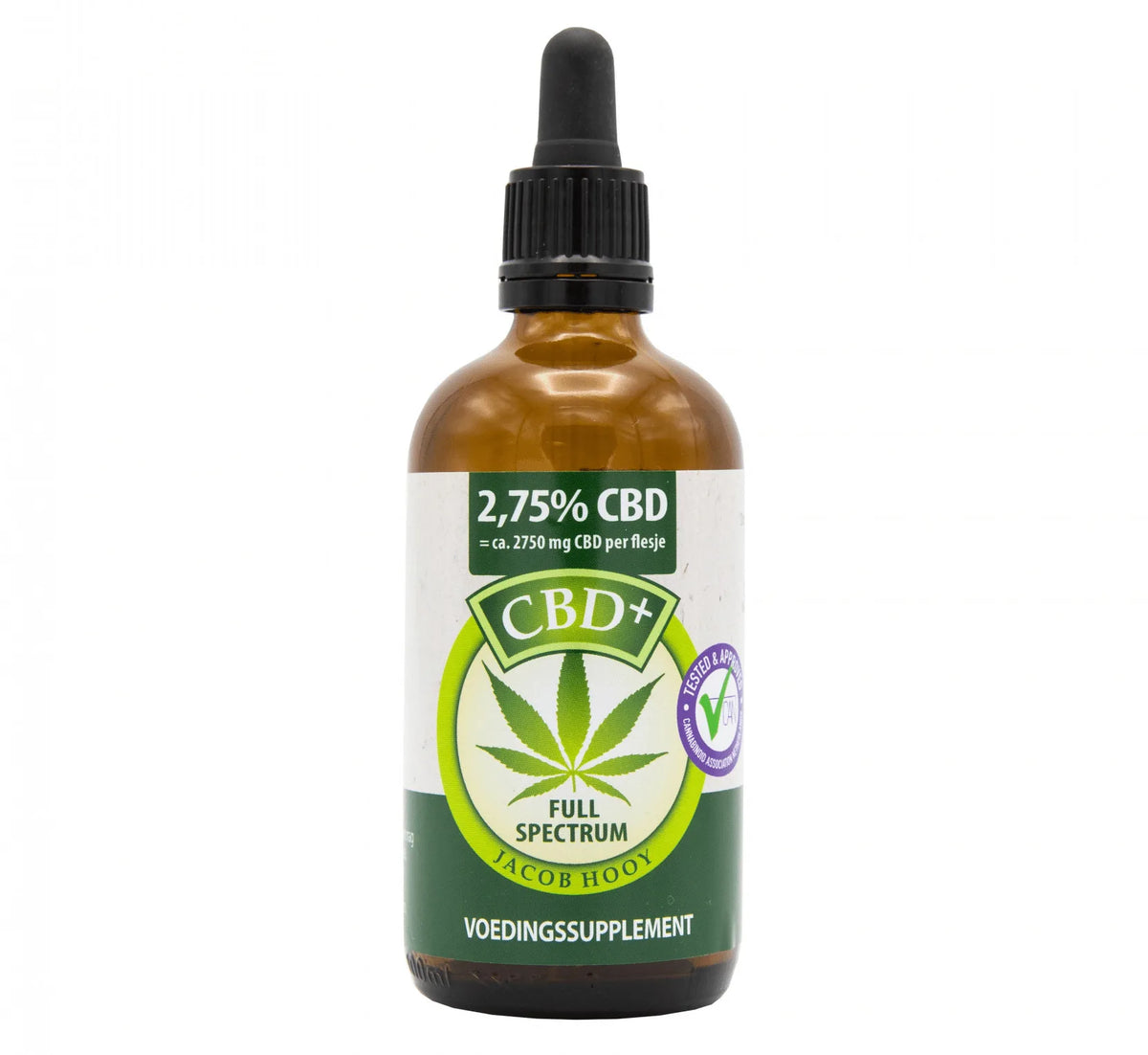 Jacob Hooy 2,75% CBD Olie Naturel