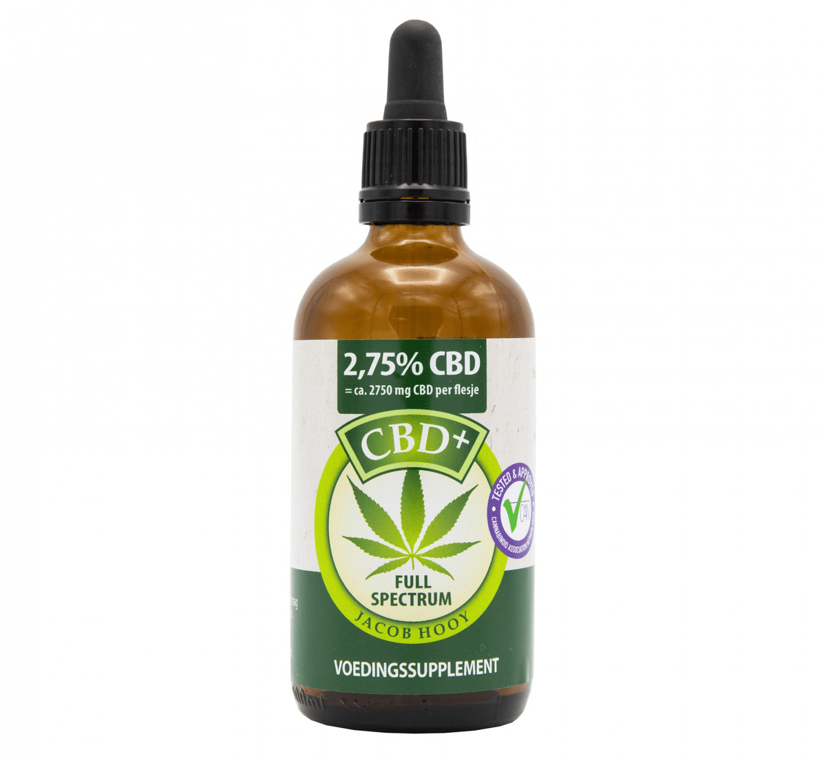 Jacob Hooy 2,75% CBD Olie Naturel