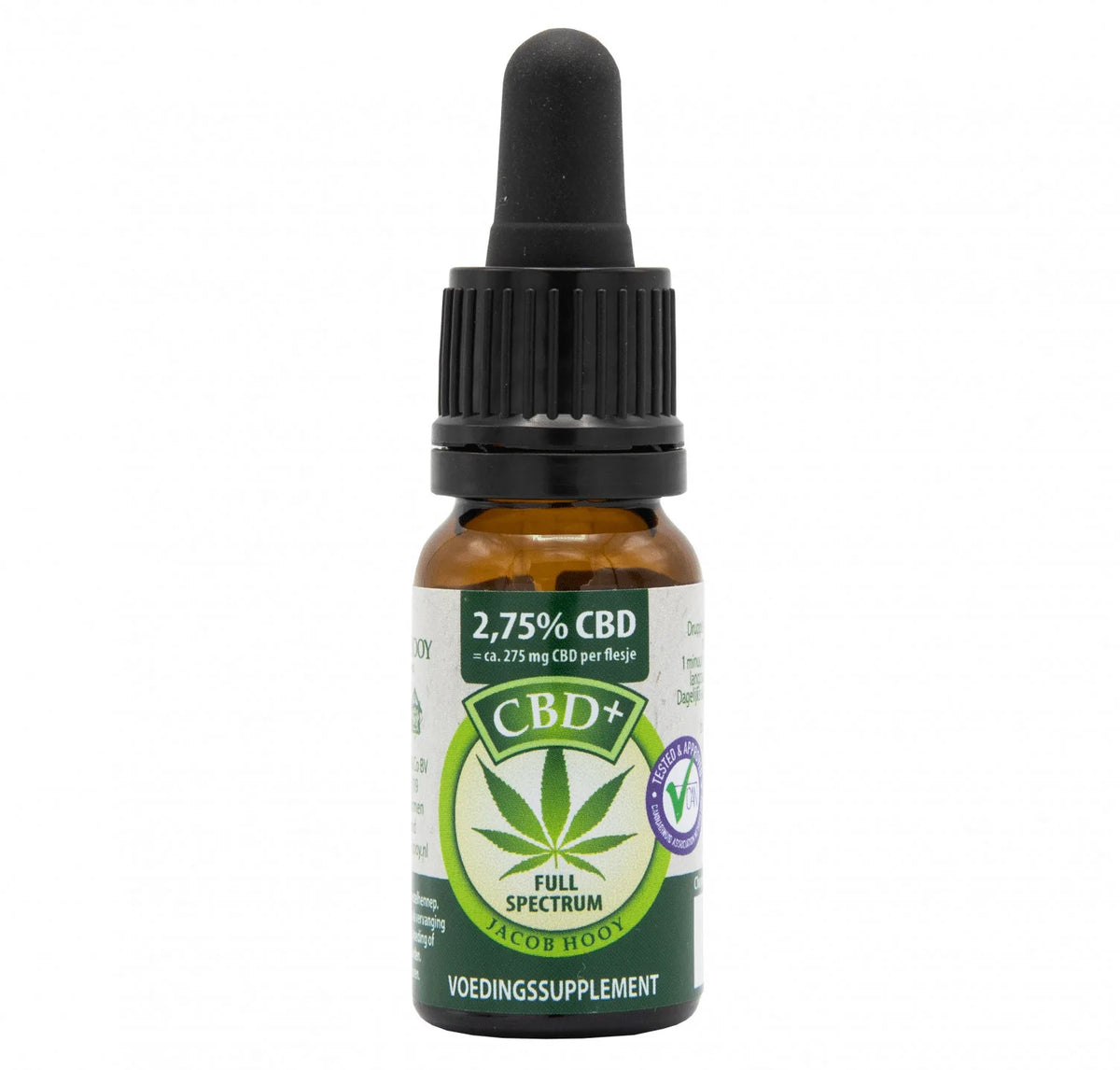 Jacob Hooy 2,75% CBD Olie Naturel