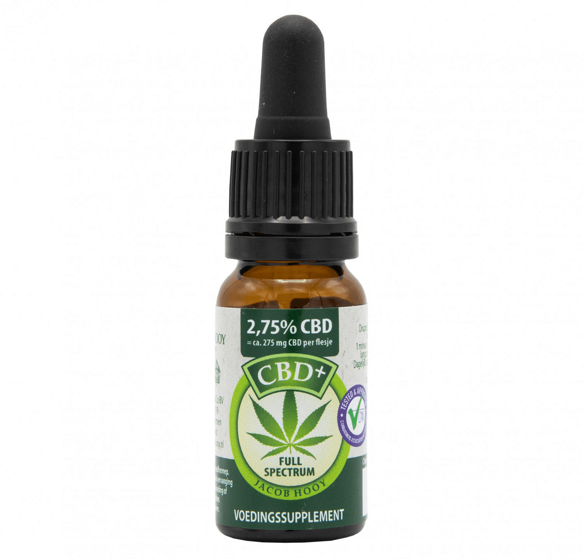 Jacob Hooy 2,75% CBD Olie Naturel