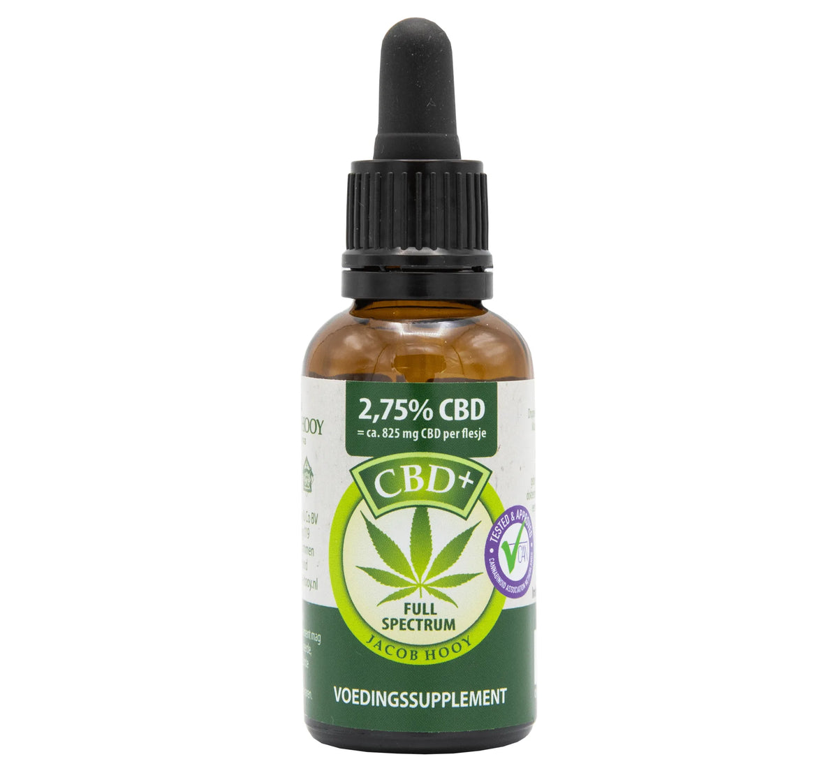Jacob Hooy 2,75% CBD Olie Naturel