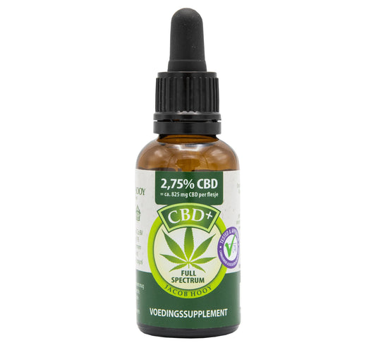 Jacob Hooy 2,75% CBD Olie Naturel