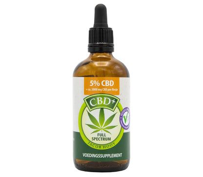 Jacob Hooy 5% CBD Olie Naturel