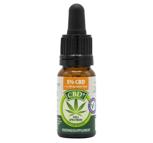 Jacob Hooy 5% CBD Olie Naturel
