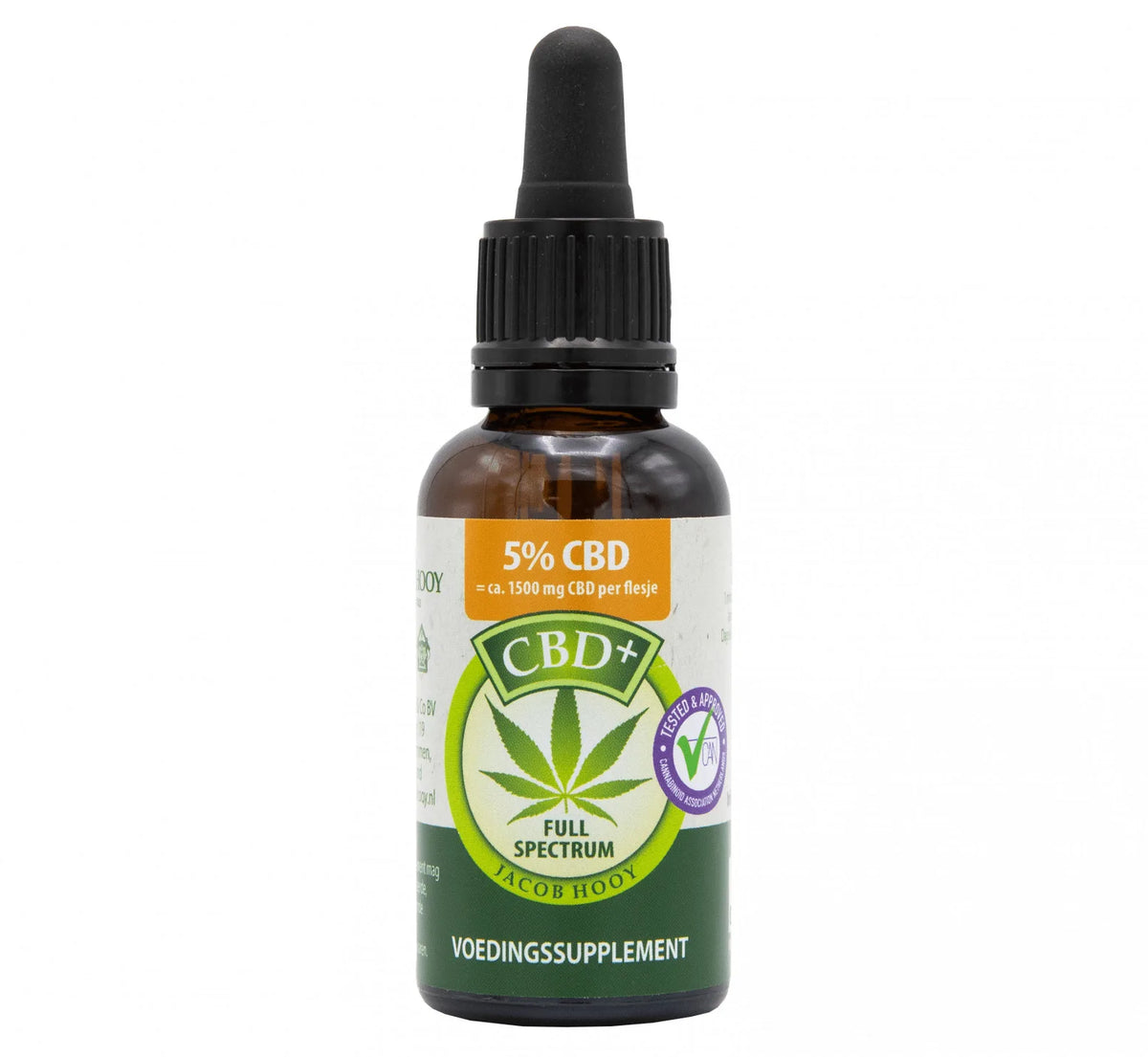 Jacob Hooy 5% CBD Olie Naturel
