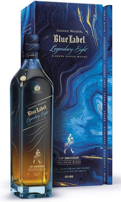 Johnnie Walker Blue Label Legendary Eight Giftbox Whisky 70cl