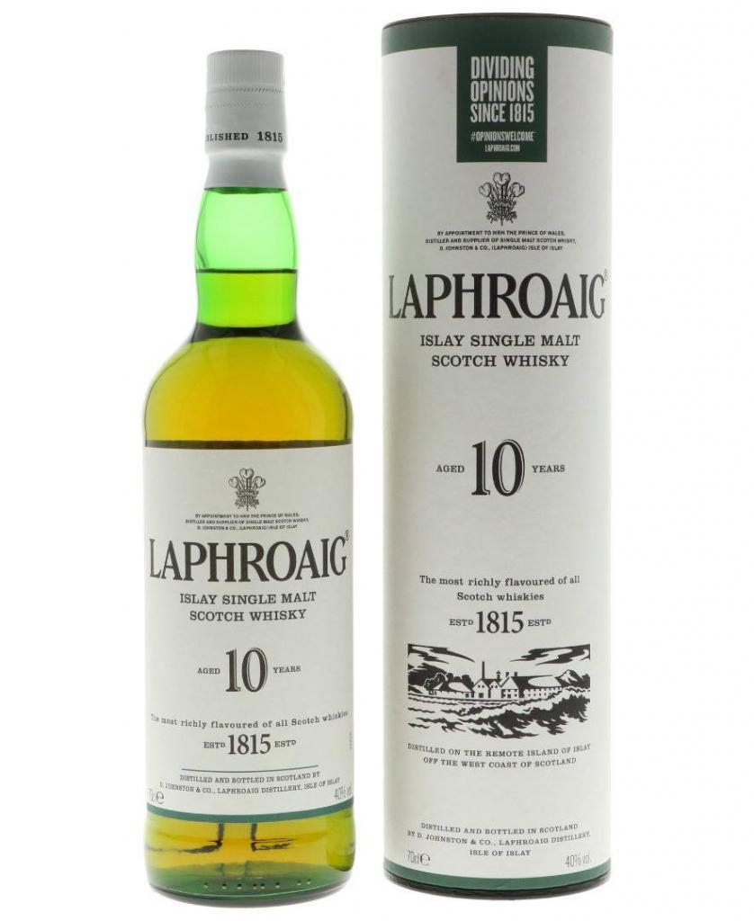 Laphroaig 10 Years Giftbox Whisky 70cl