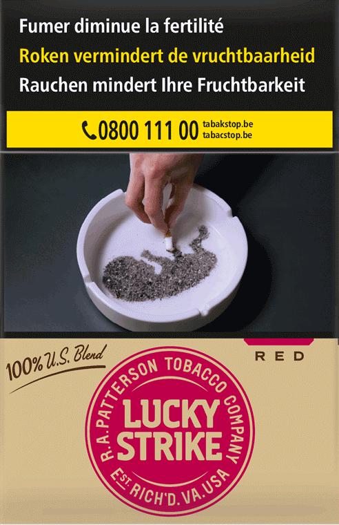Lucky Strike Red Additive Free Sigaretten 10x20 Stuks
