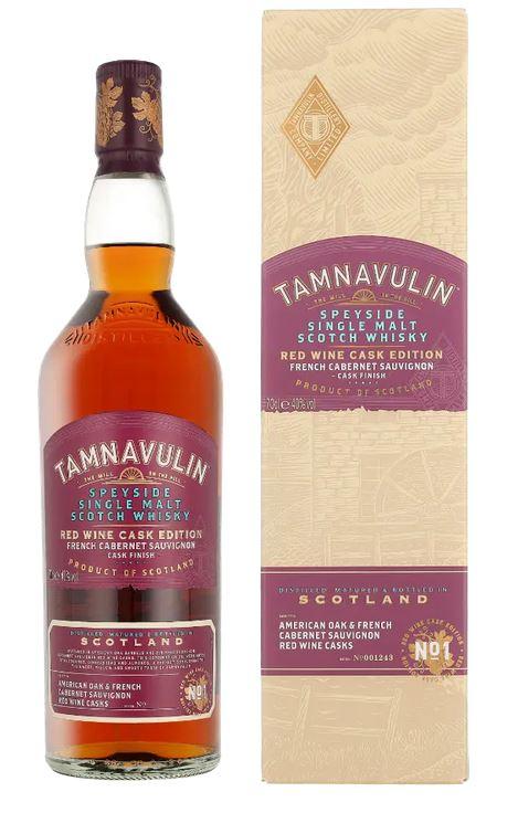 Tamnavulin Red Wine Finish Cabernet Sauvignon Giftbox Whisky 70cl