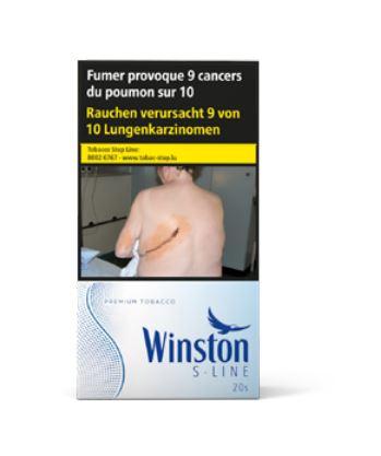 Winston Blue S-Line Sigaretten 10x20 Stuks