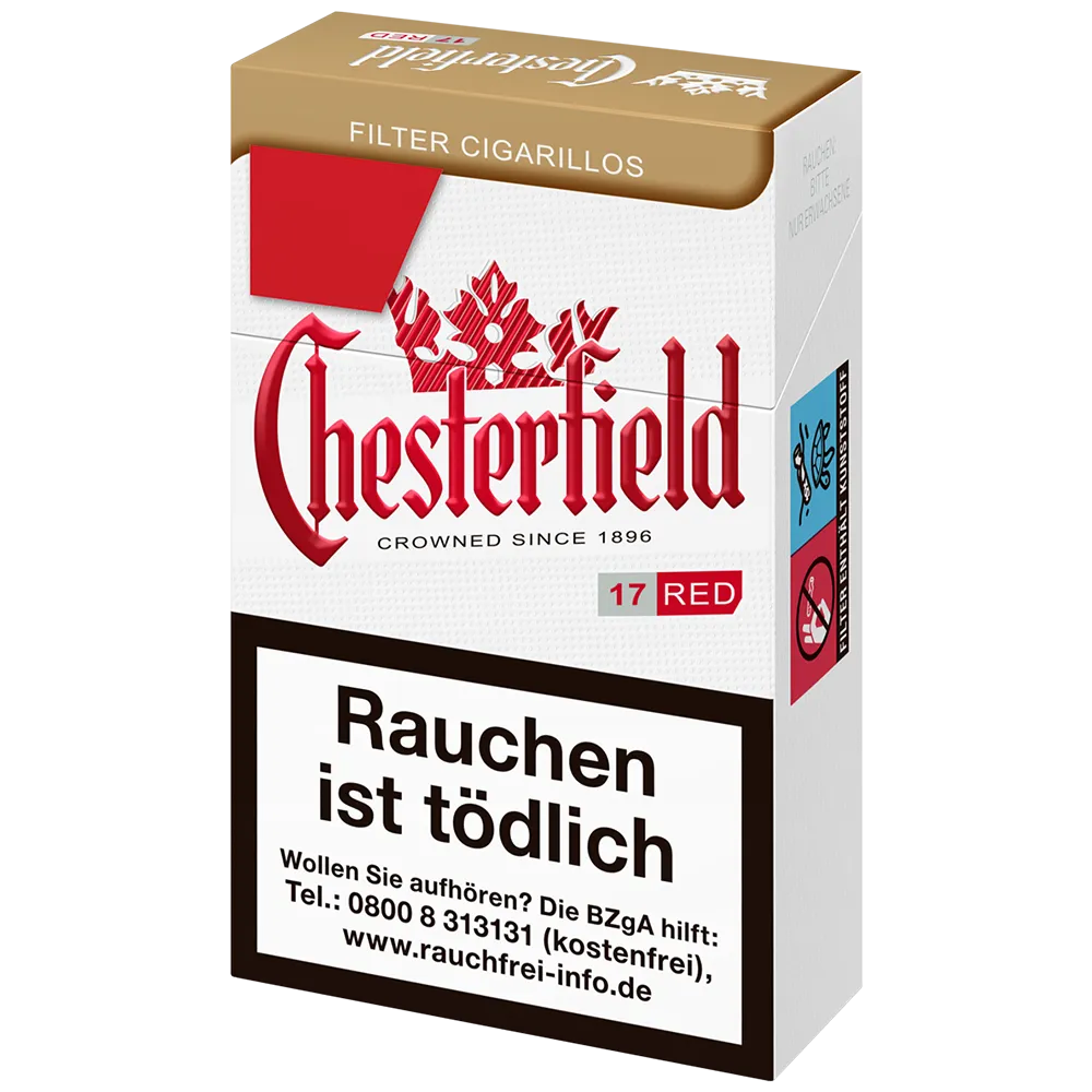 Chesterfield Red Filter Cigarillo's 17 Stuks