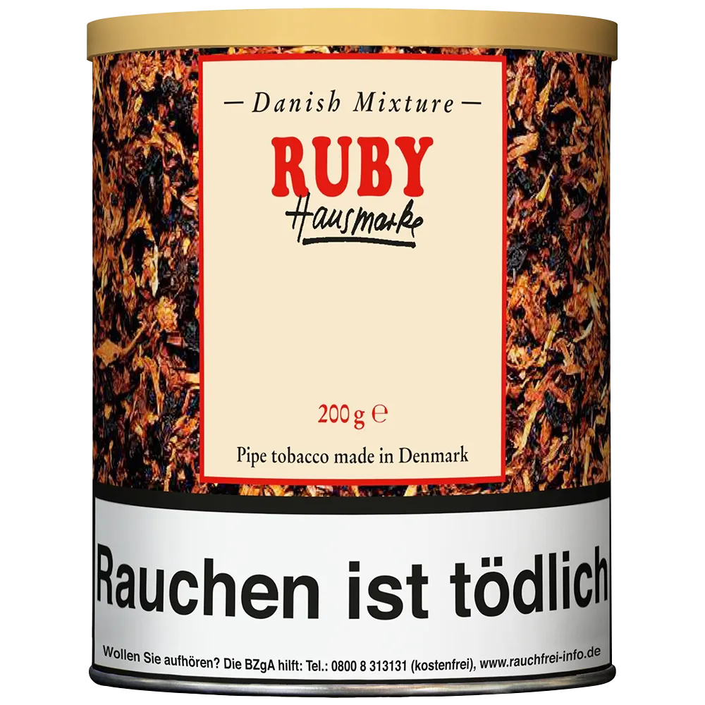 Danish Mixture Ruby Pijptabak Blik 200g