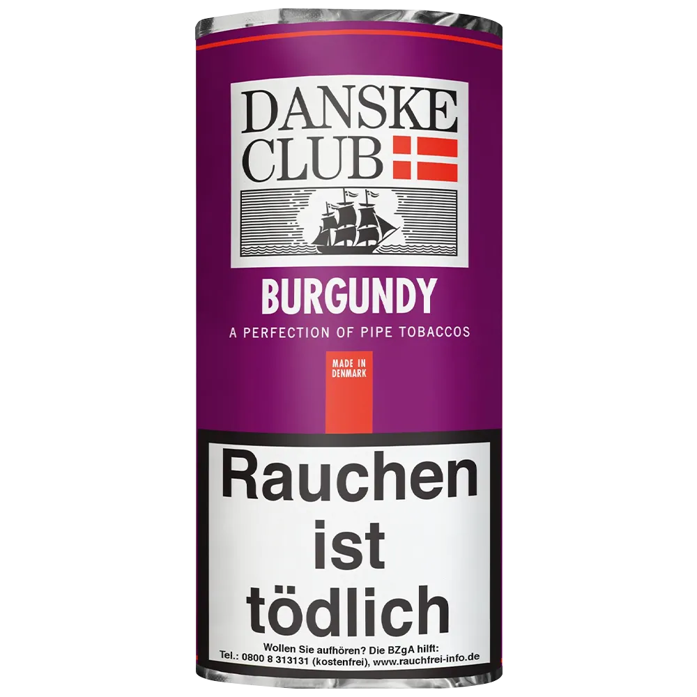 Danske Club Burgundy Pijptabak Zakje 50g
