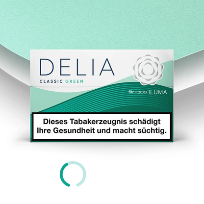 DELIA Classic Green Heat-not-Burn 20 Stuks